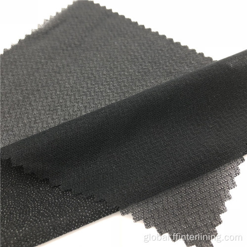 Double Dot Fusible Interlining Wholesale Discount 100% Polyester Woven Interlining Supplier